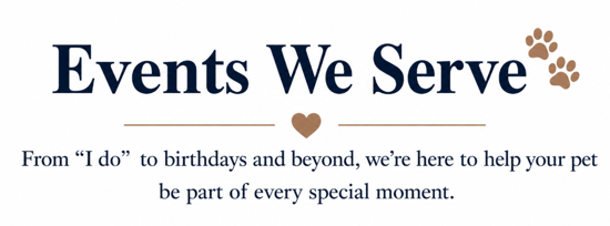 Events We Serve
